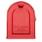 Architectural Mailboxes Mailbox, Red, Post Mount, Medium 7600R - alternate 8